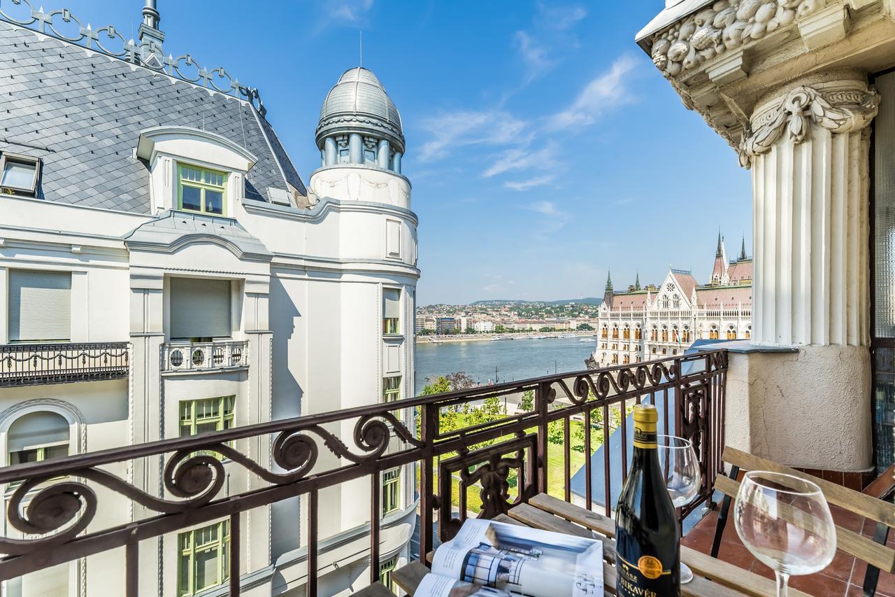 Breathless View Parliament 2 Luxury Suites With Terrace Free Parking Budapest Exterior photo