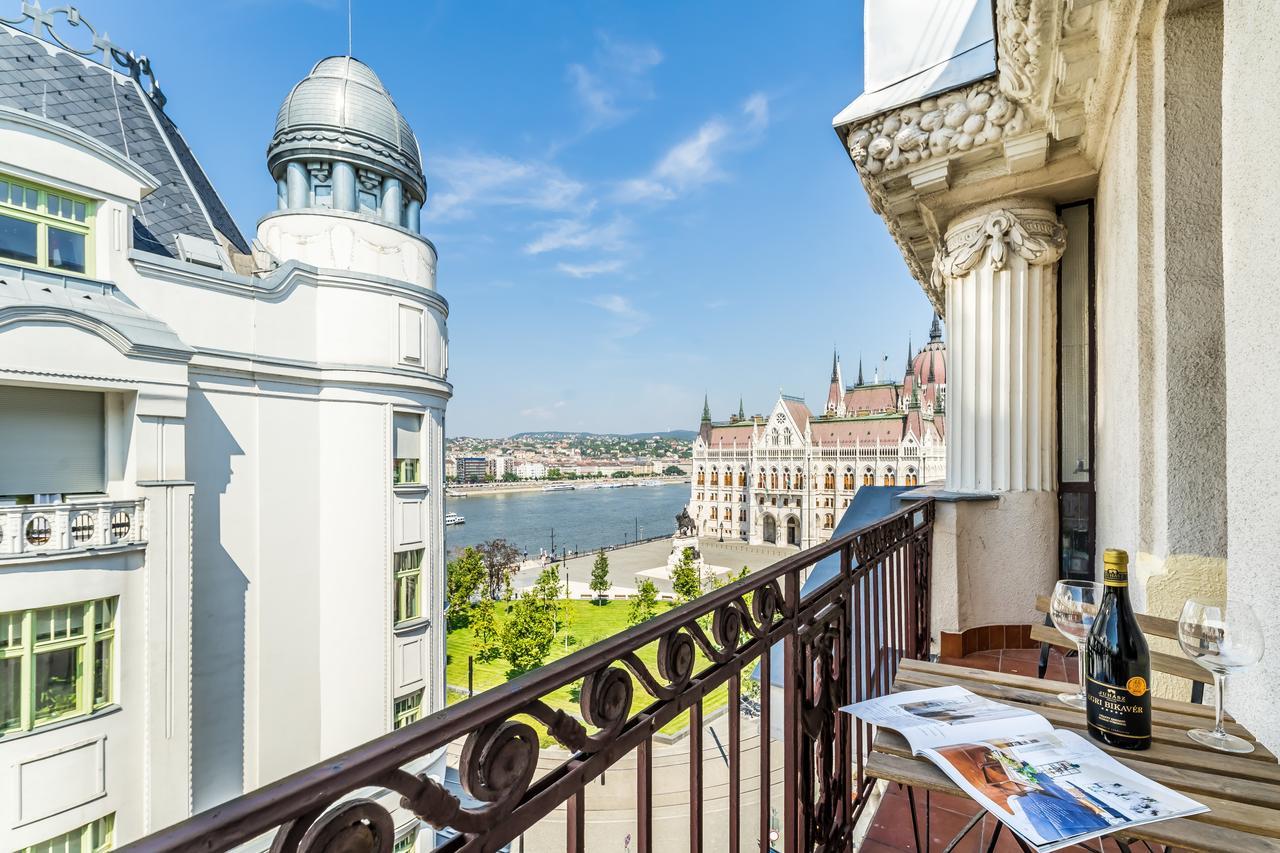 Breathless View Parliament 2 Luxury Suites With Terrace Free Parking Budapest Exterior photo